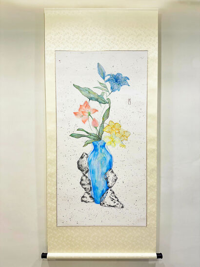 Love in Blooming Wait - a Paint Artowrk by Chih Chieh Chang