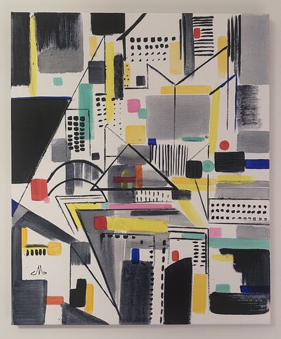 Poetic concrete jungle  - a Paint Artowrk by Sheryl Lin