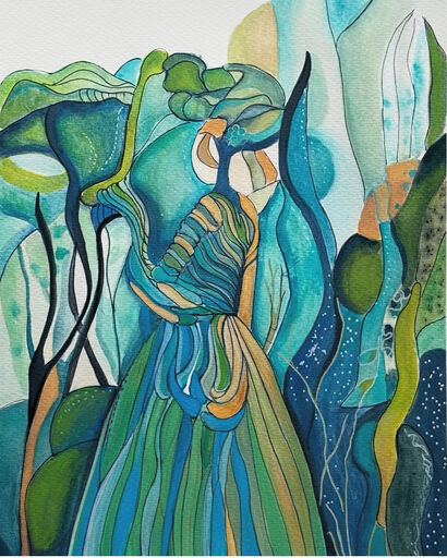 The Spirit of the Forest - a Paint Artowrk by Aria Artis