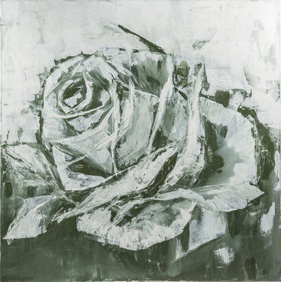 The Tea rose - a Paint Artowrk by KatrinAppleseen