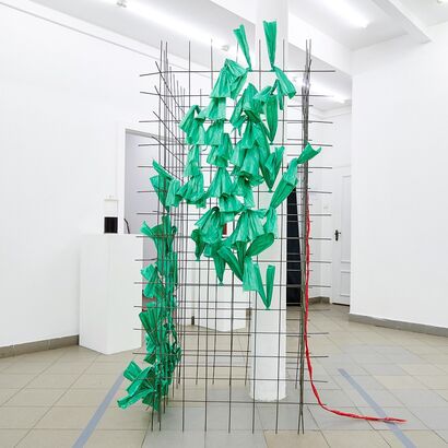 Untitled (Cage) - A Sculpture & Installation Artwork by Alexander Shchurenkov