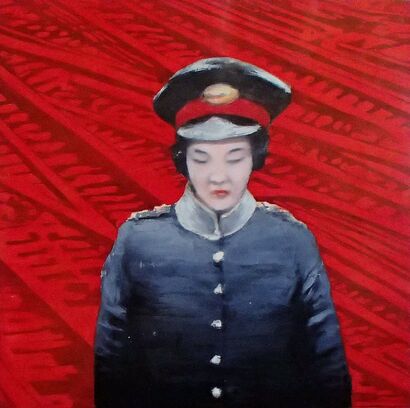China girl 2 - A Paint Artwork by wilfrid moizan