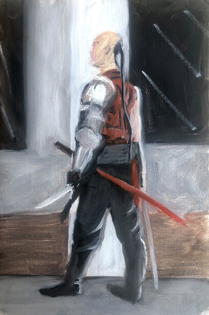 Warrior - A Paint Artwork by Annie Miller