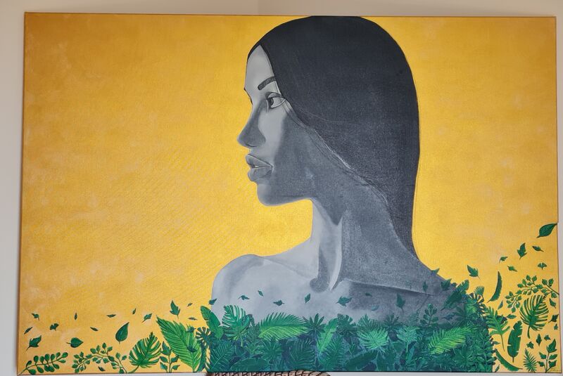 Madre verde - a Paintings by Ilaria Farina
