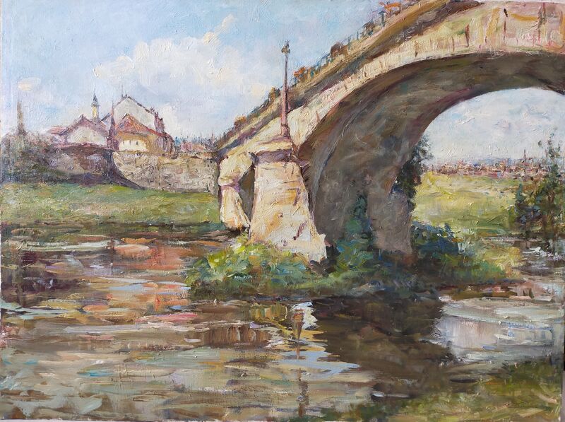 old bridge - a Paint by Olga Smirnova