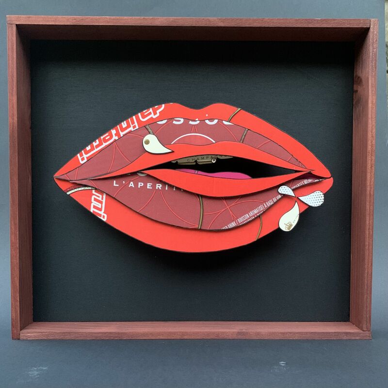 Red Lips - a Sculpture & Installation by cut-ca