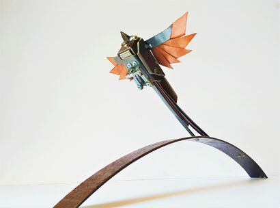 The Leap of Soul - a Sculpture & Installation Artowrk by Metalthinker