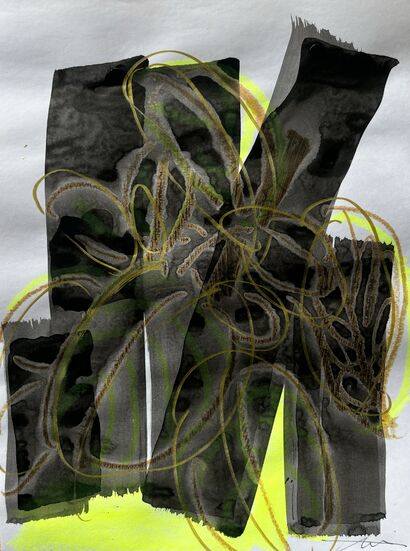 rubber tree5 - a Paint Artowrk by Yilin Laroye