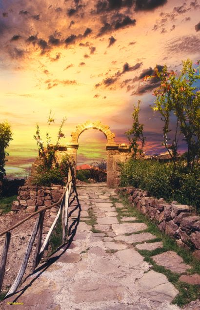“Look into Your Future”, Limited edition of 10 + 2 artist proofs, Fine art pigment print on archival cotton paper - a Photographic Art Artwork by Dr. Halyna Vakulenko