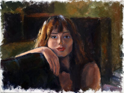 Natalie - a Paint Artowrk by Julia Solazzo