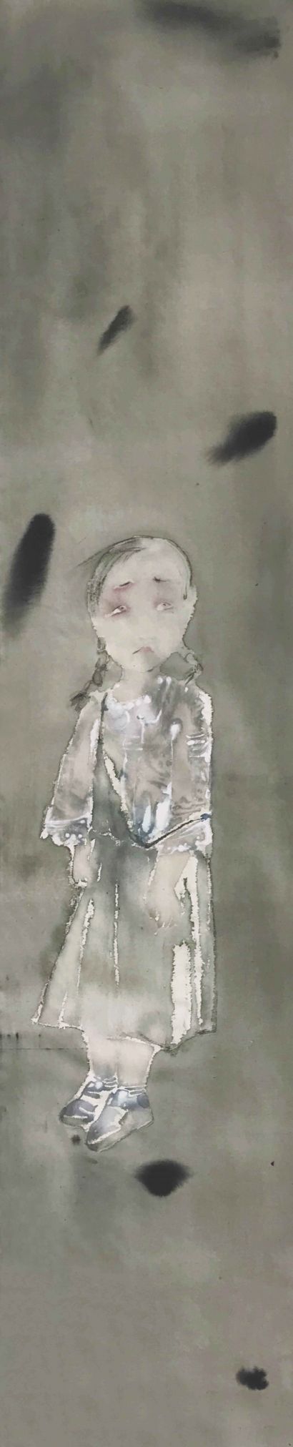 A little girl - a Paint Artowrk by Anne