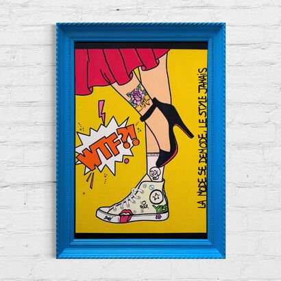 Wtf - a Paint Artowrk by SB arts et créations 