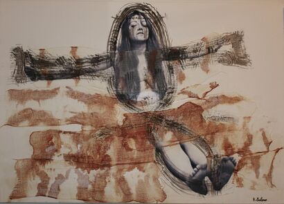 La Crocefissione - a Paint Artowrk by Hylde Salerno