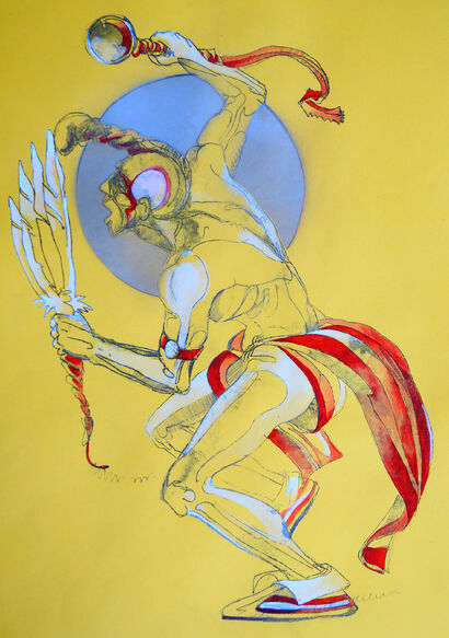 Танцующий с Солнцем - A Paint Artwork by Albert Aminov