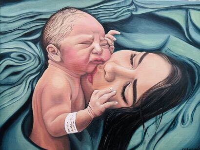 The Night You Were Born - a Paint Artowrk by KadambiniS