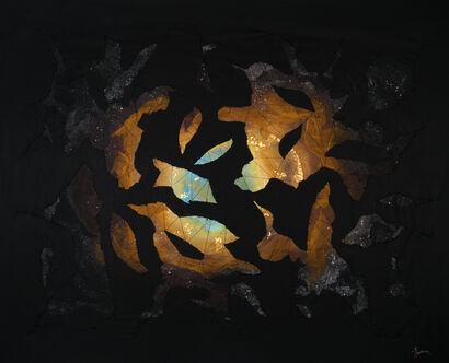  Bright plasma 3 - A Paint Artwork by Maria Giacobbe