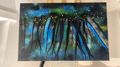 fireflies - a Paint Artowrk by grapez