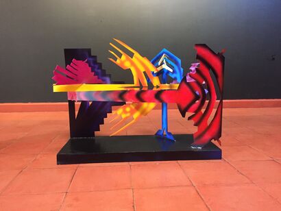 Manto de Iris - A Sculpture & Installation Artwork by Mtro.Angel