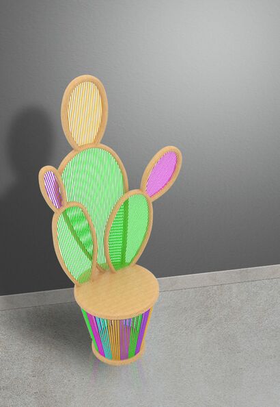 Sedia Cactus - a Art Design Artowrk by ARKY