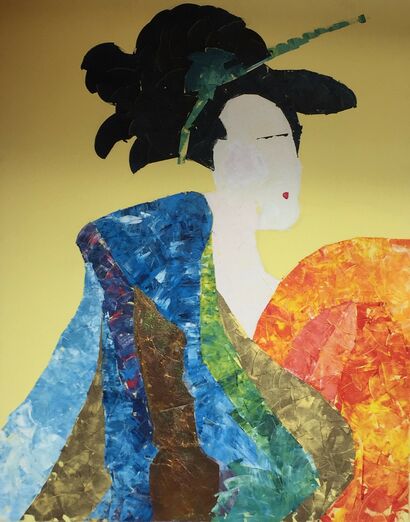 Geisha - A Paint Artwork by Marta Maran