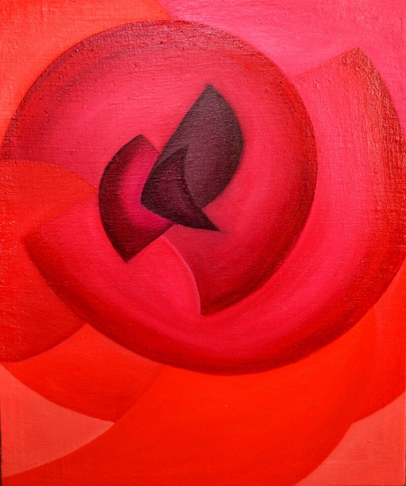 FLOWERS - RED SERIES N.1 - a Paint by ELEONORA FIRENZE
