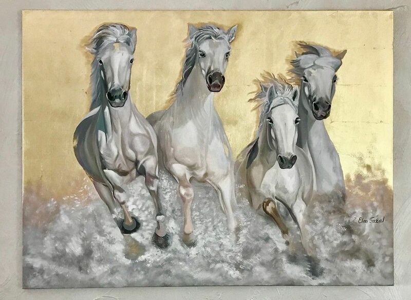 O my horses - a Paint by elen fazal
