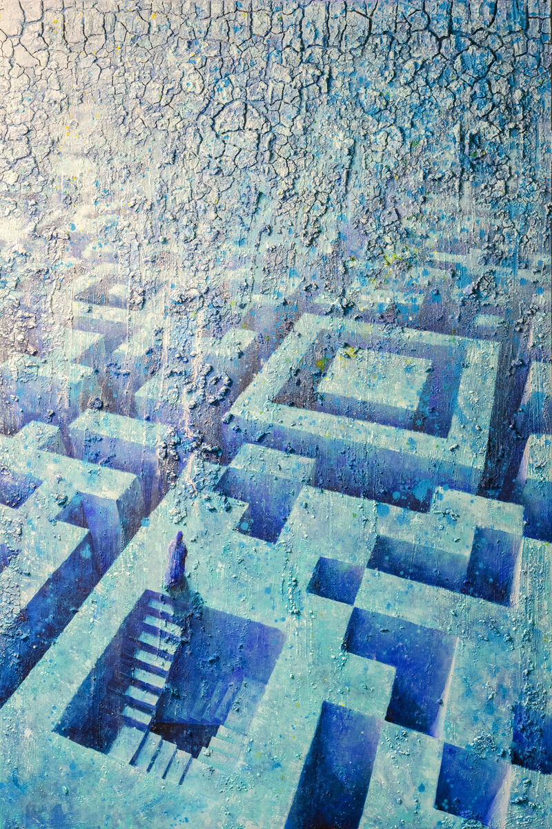 Escape Code - a Paintings by Jacopo Berlendis