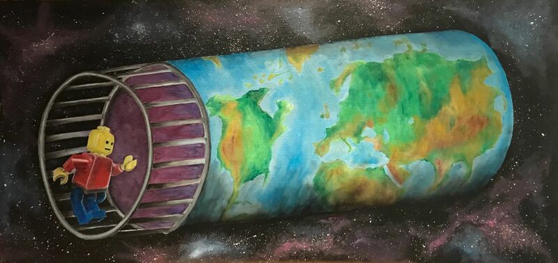 I roll the world - a Paint by Nuanda