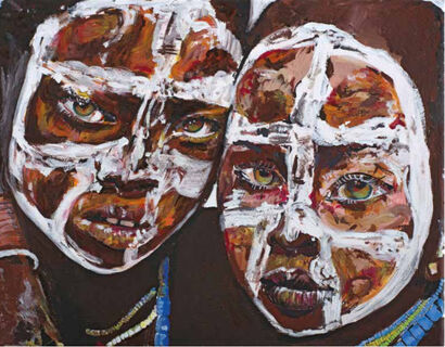 Fratelli  - a Paint Artowrk by Sabrina  Bertolelli 