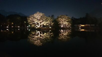 Pondtastic Evening at Gyeonghoeru Pavilion - A Photographic Art Artwork by kendee