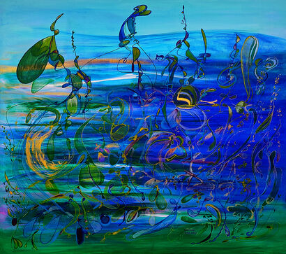 UNDERWATER III - A Paint Artwork by KARMEN TOMSIC
