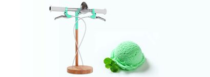 Desk lamp (Mint ice cream) - A Art Design Artwork by Industrial Kid