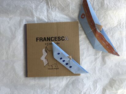 FRANCESCA E IL COLORE BLU - a Art Design Artowrk by ClaudiaM