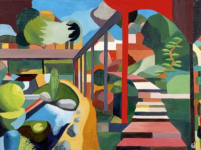 Japanese garden - a Paint Artwork by ADEKA