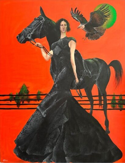 Companion - a Paint Artowrk by Roya Vahidi