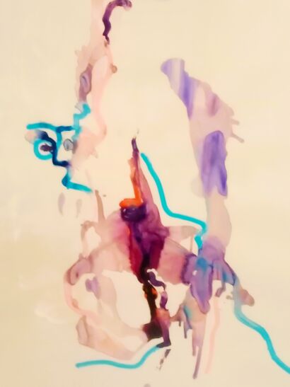 The Fractured Echo - a Paint Artowrk by Daniela Guevska