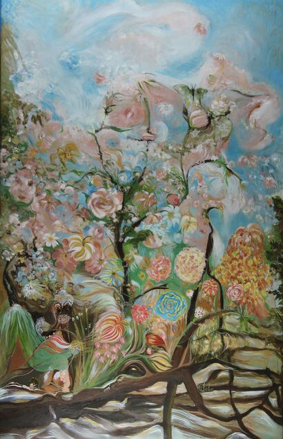 L’aurore aux doigts de rose  - A Paint Artwork by Odelo