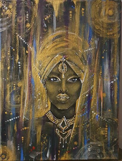 Regina D\'africa  - a Paint Artowrk by Alice Briatore