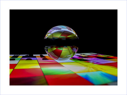 Chessboard & Sphere_2349 - a Photographic Art Artowrk by Pio Schena