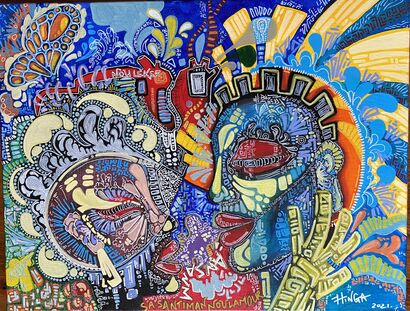 Nou Lamour - A Paint Artwork by HINGA