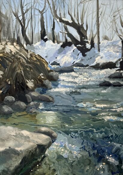 “ Awakening “ - a Paint Artowrk by Konul Kazimova