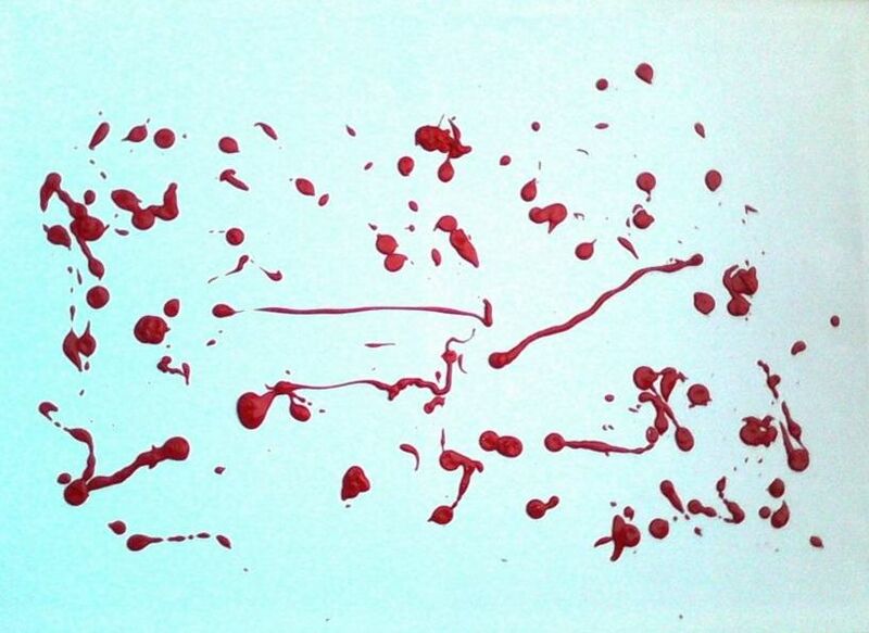 Blood - a Paint by Marta Ceccucci