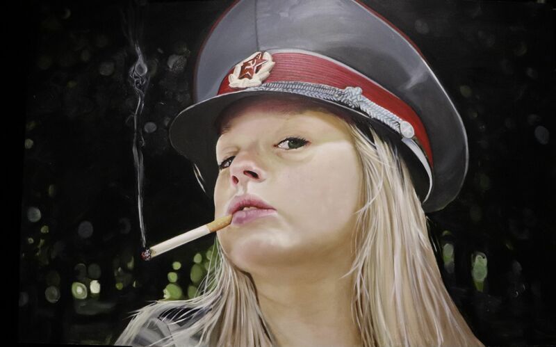 Smoking causes blindness  - a Paint by Hollie Mckenzie