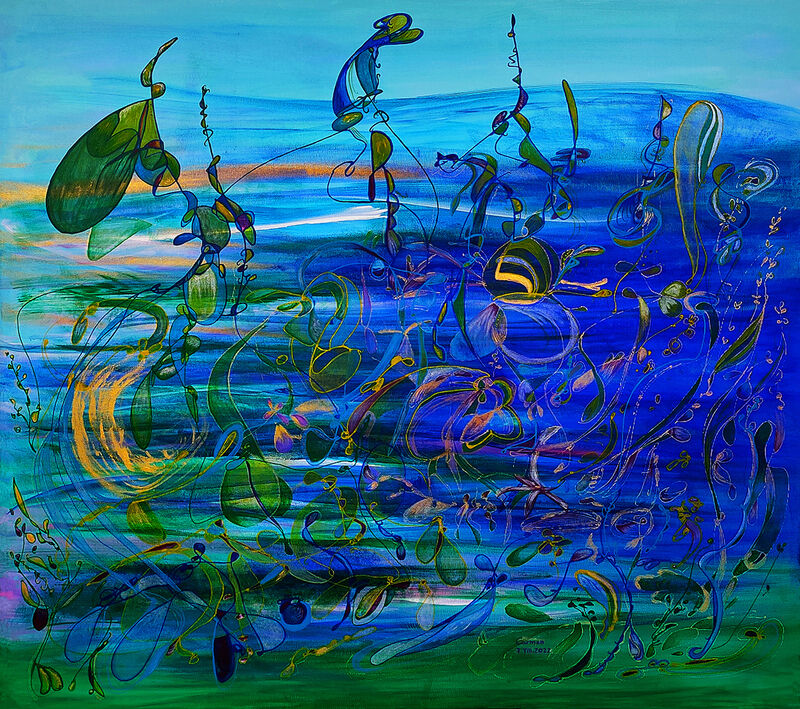 UNDERWATER III - a Paint by KARMEN TOMSIC