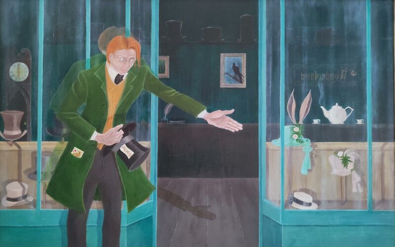  Matto come un Cappellaio - a Paintings by sergio  illustre