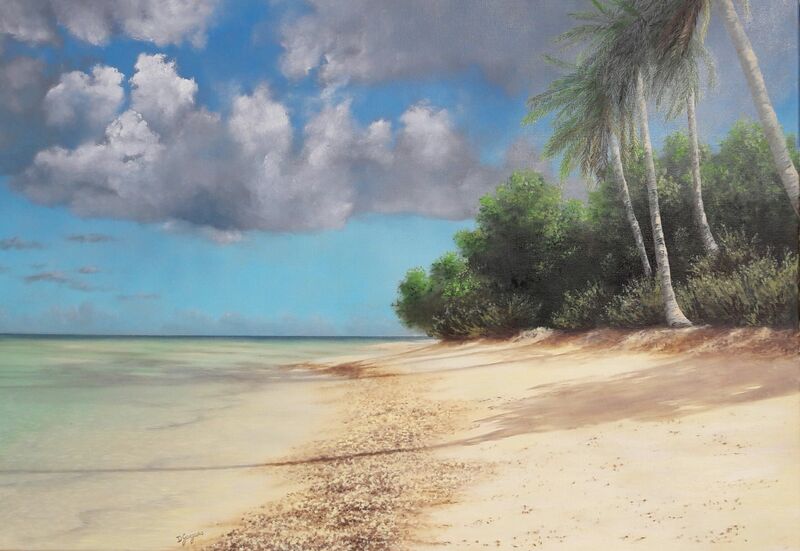 Fakarawa Atoll  - Polinesia francese  - a Paint by DANIELA GARGANO