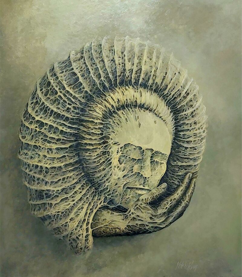 Amonit - a Paintings by wojciech malicki