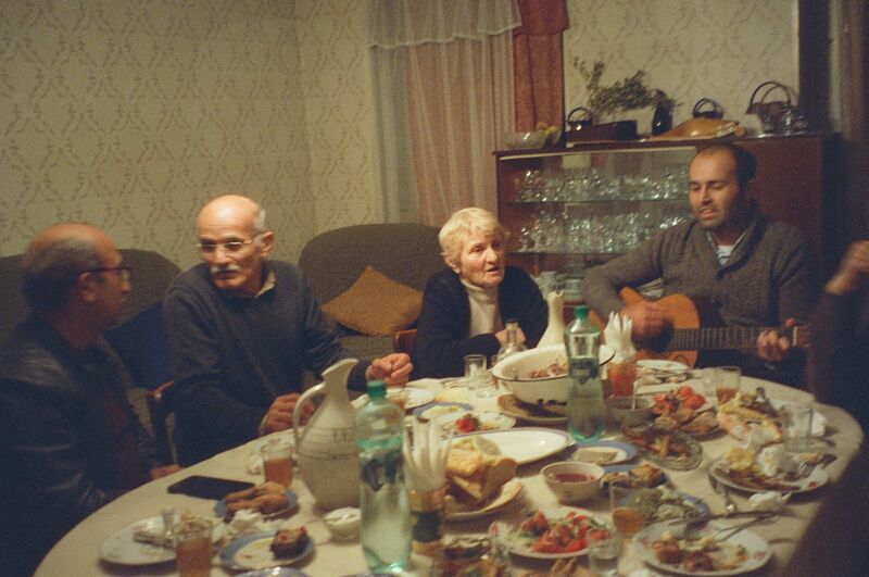 Georgian family dinner - a Photographic Art by Toma Gerzha