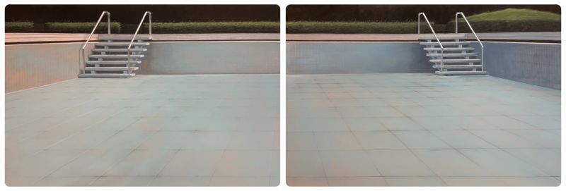 “Would Be Richard’s D. Ocean Park 001” - a Paintings by Cveto Vidovic