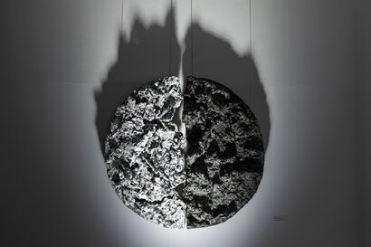 Moon states - “Split Moon” - a Sculpture & Installation Artowrk by Veselina / Ina / Damyanova 